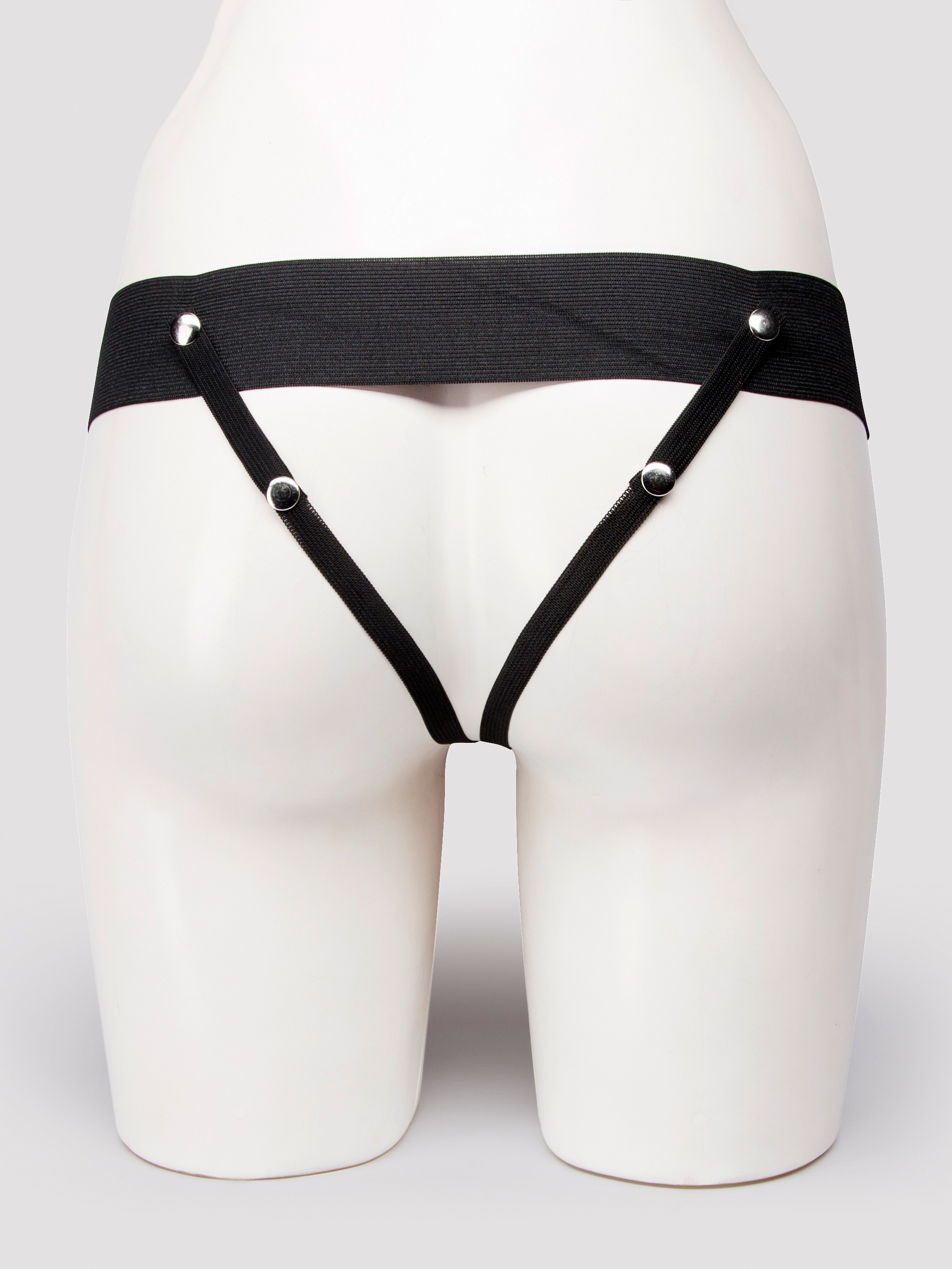 Lovehoney Perfect Partner Unisex Hollow 10 Function Vibrating Strap-On 8 Inch, Purple, hi-res