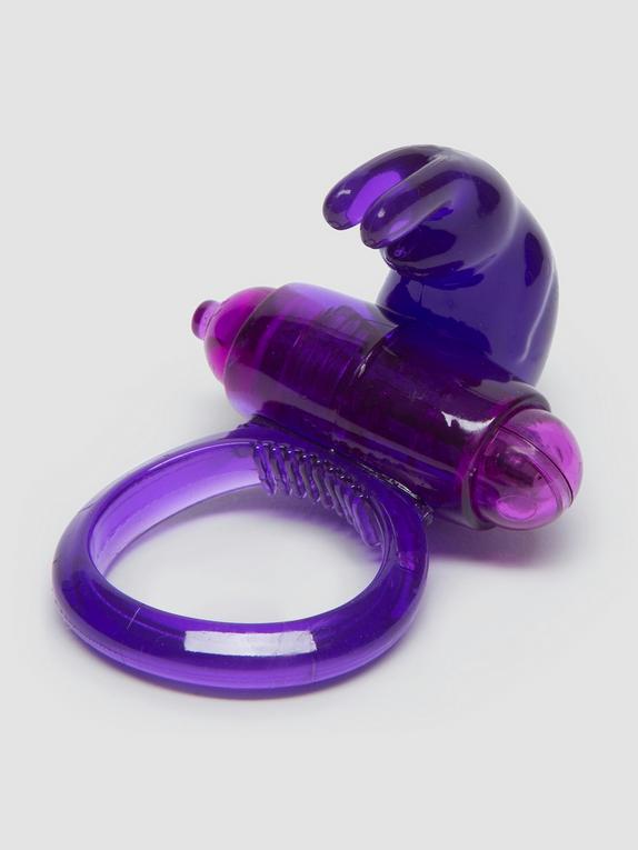 BASICS Vibrating Rabbit Cock Ring, Purple, hi-res