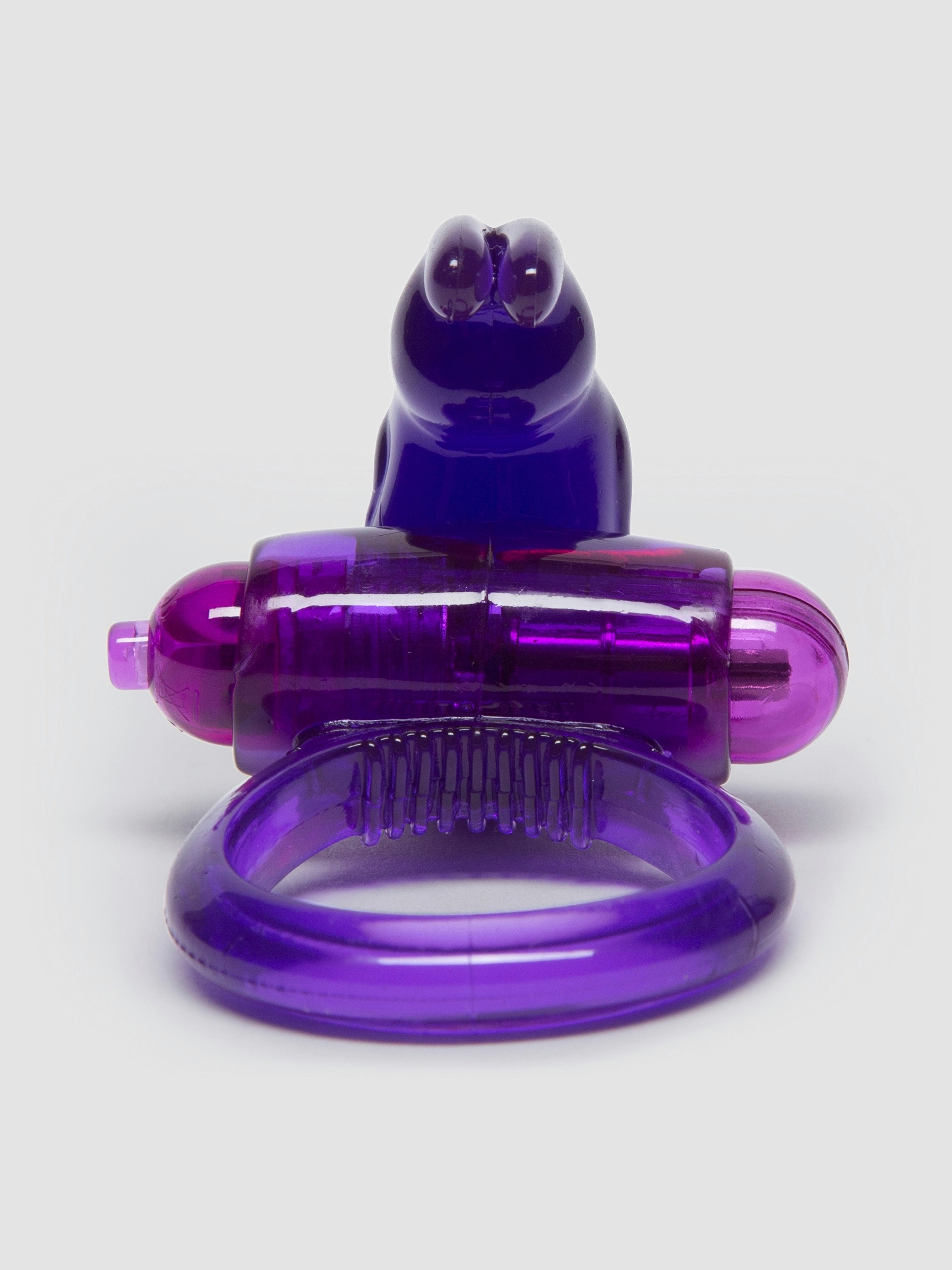 BASICS Vibrating Rabbit Cock Ring, Purple, hi-res