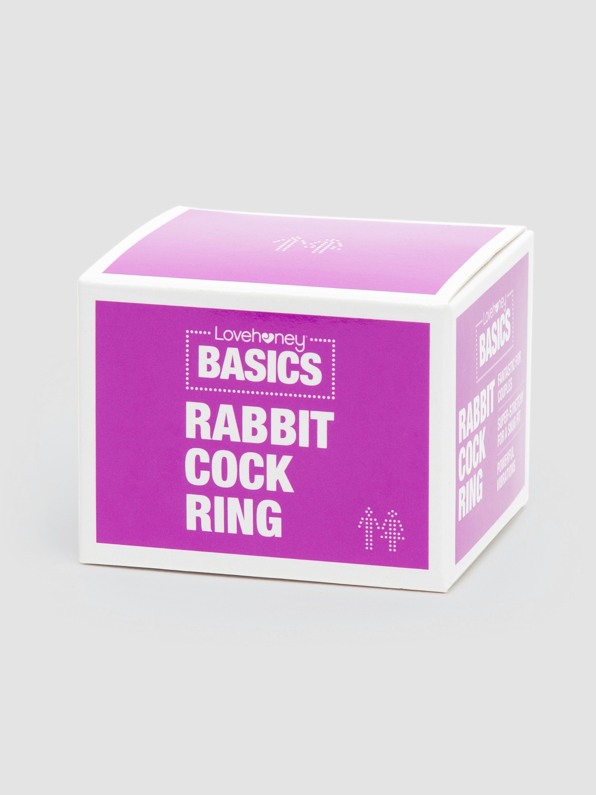 BASICS Vibrating Rabbit Cock Ring, Purple, hi-res