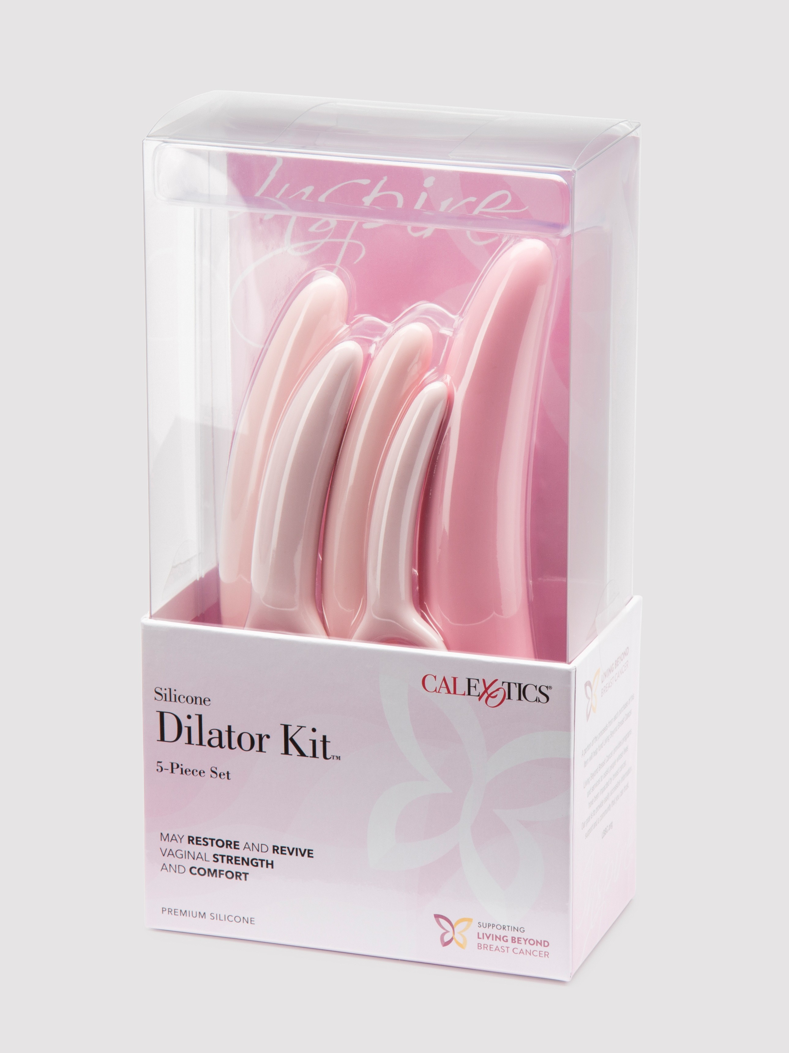 Inspire Silicone Dilator Training Set (5 Piece), Pink, hi-res