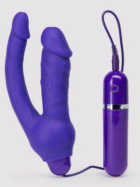 Mature Double Vibrator - Double O Heaven 10 Function Vibrating Silicone Double Penetration Dildo -  Lovehoney