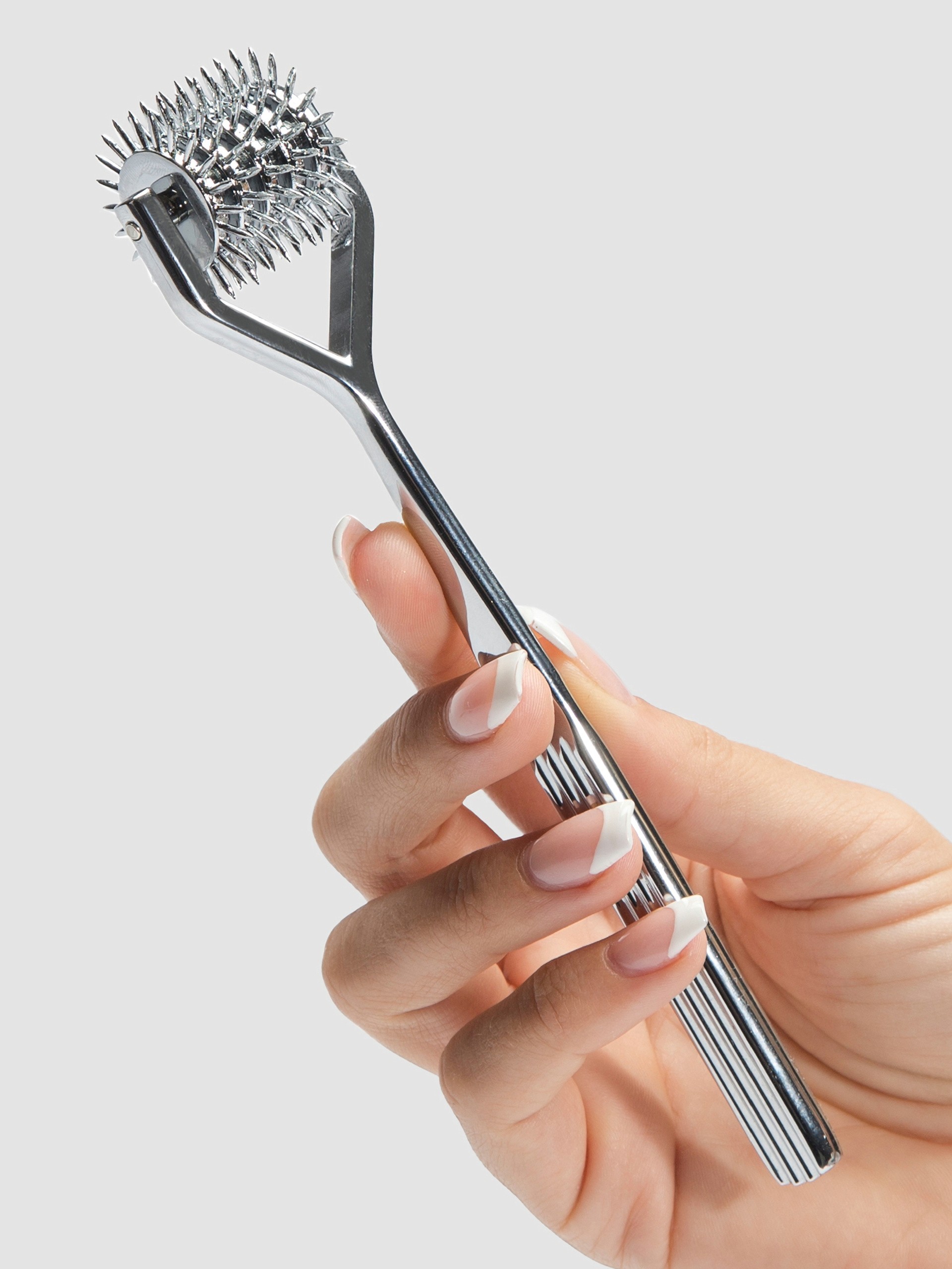 DOMINIX Deluxe 5 Row Stainless Steel Wartenberg Pinwheel, Silver, hi-res