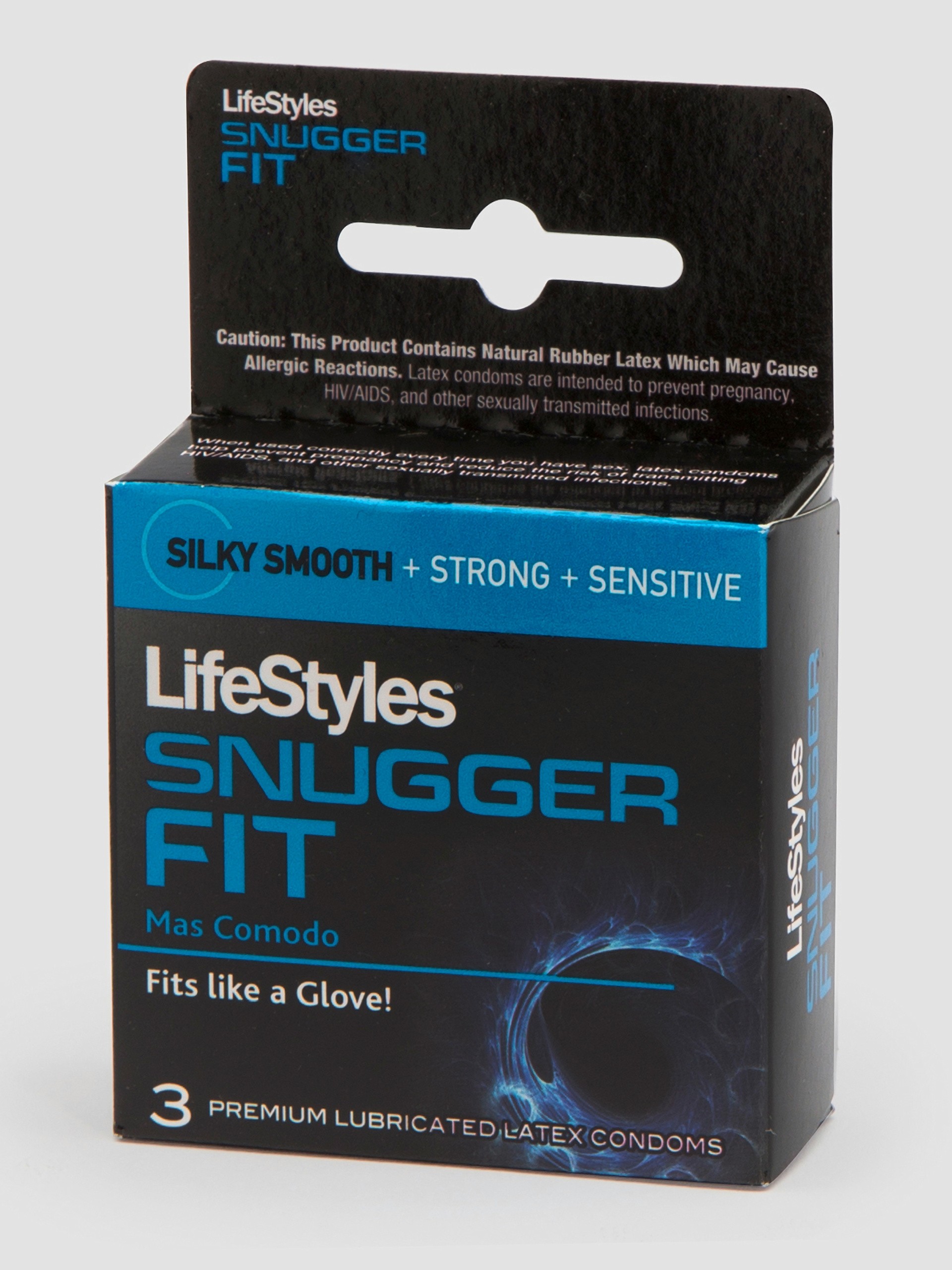 LifeStyles Snugger Fit Latex Condoms (3 Count), , hi-res