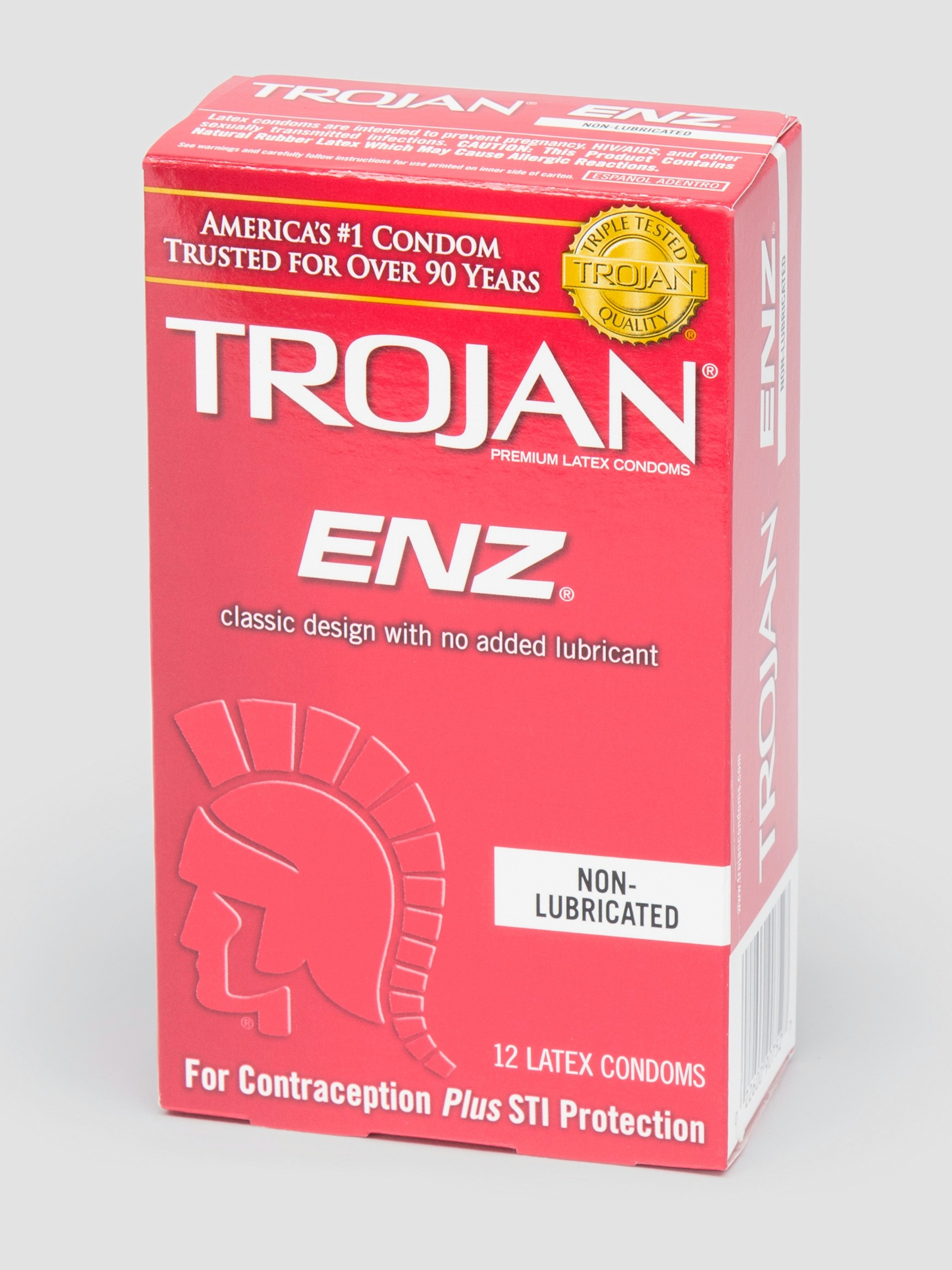 Trojan ENZ Non-Lubricated Latex Condoms (12 Pack), , hi-res