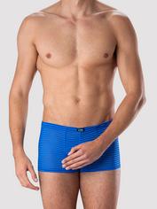 LHM Stripe Mesh Boxer Shorts Black, Blue, hi-res