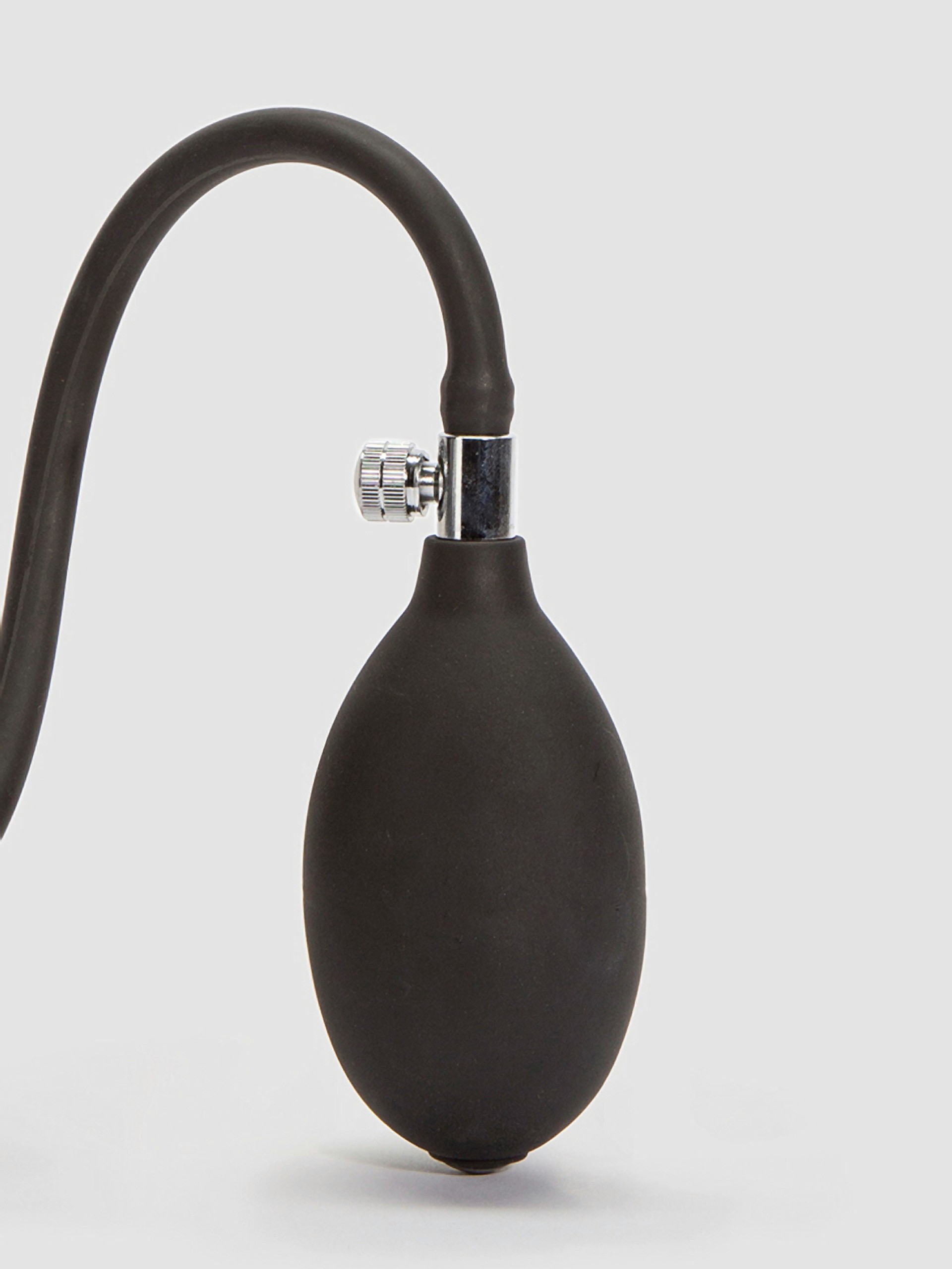 Cock Locker Inflatable Monster Realistic Dildo 11 Inch, Black, hi-res