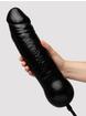 Cock Locker Inflatable Monster Realistic Dildo 11 Inch, Black, hi-res