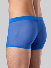 LHM Microfiber & Mesh Boxer Shorts, Blue, hi-res