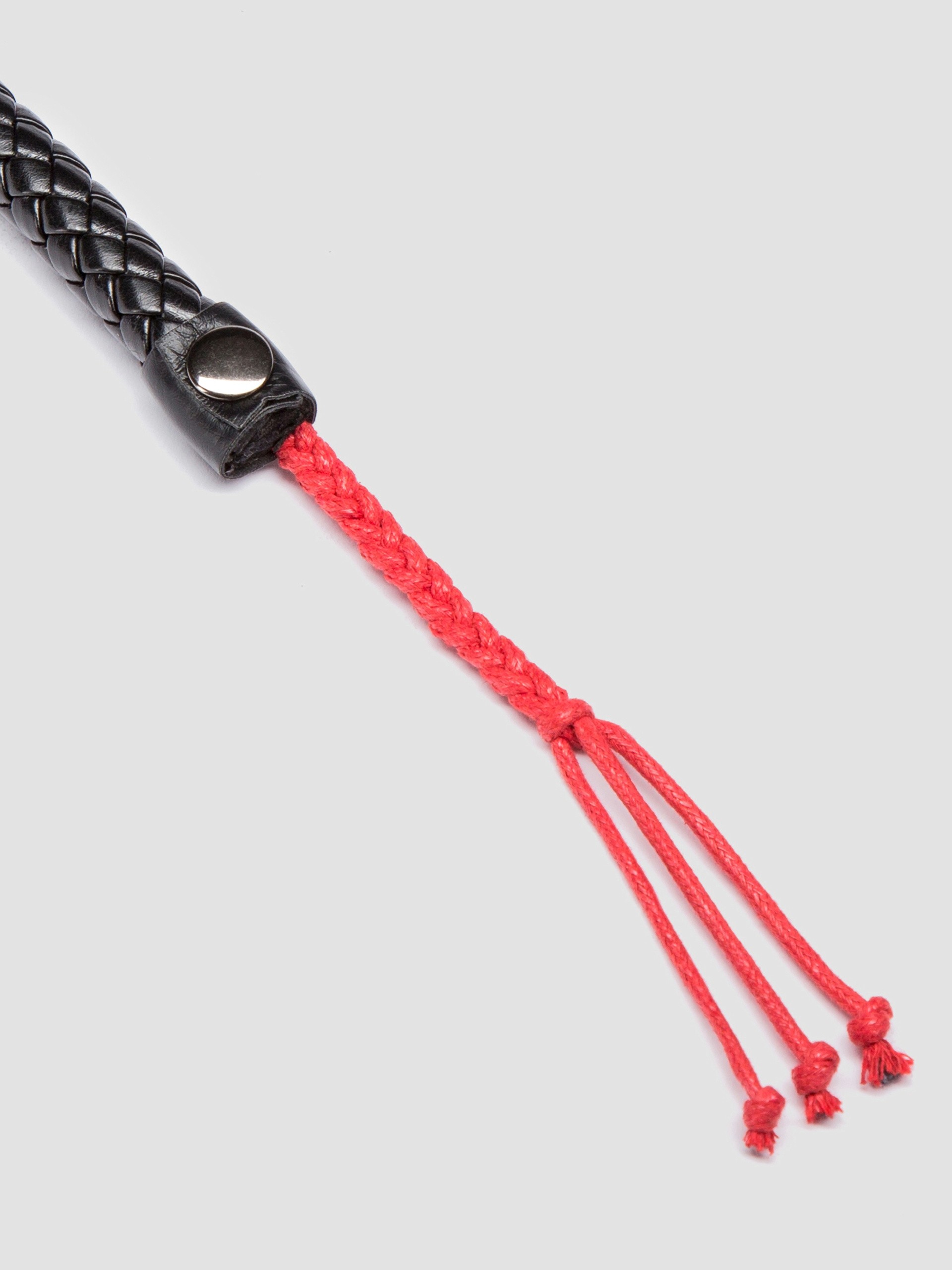 Scandal 3 Foot Faux Leather Whip, Red, hi-res