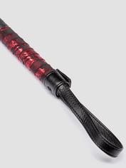 Scandal 3 Foot Faux Leather Whip, Red, hi-res