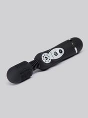 Lovehoney 8 Function Mini Wand Vibrator, Black, hi-res