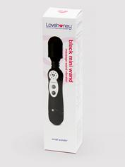 Lovehoney 8 Function Mini Massage Wand Vibrator, Black, hi-res