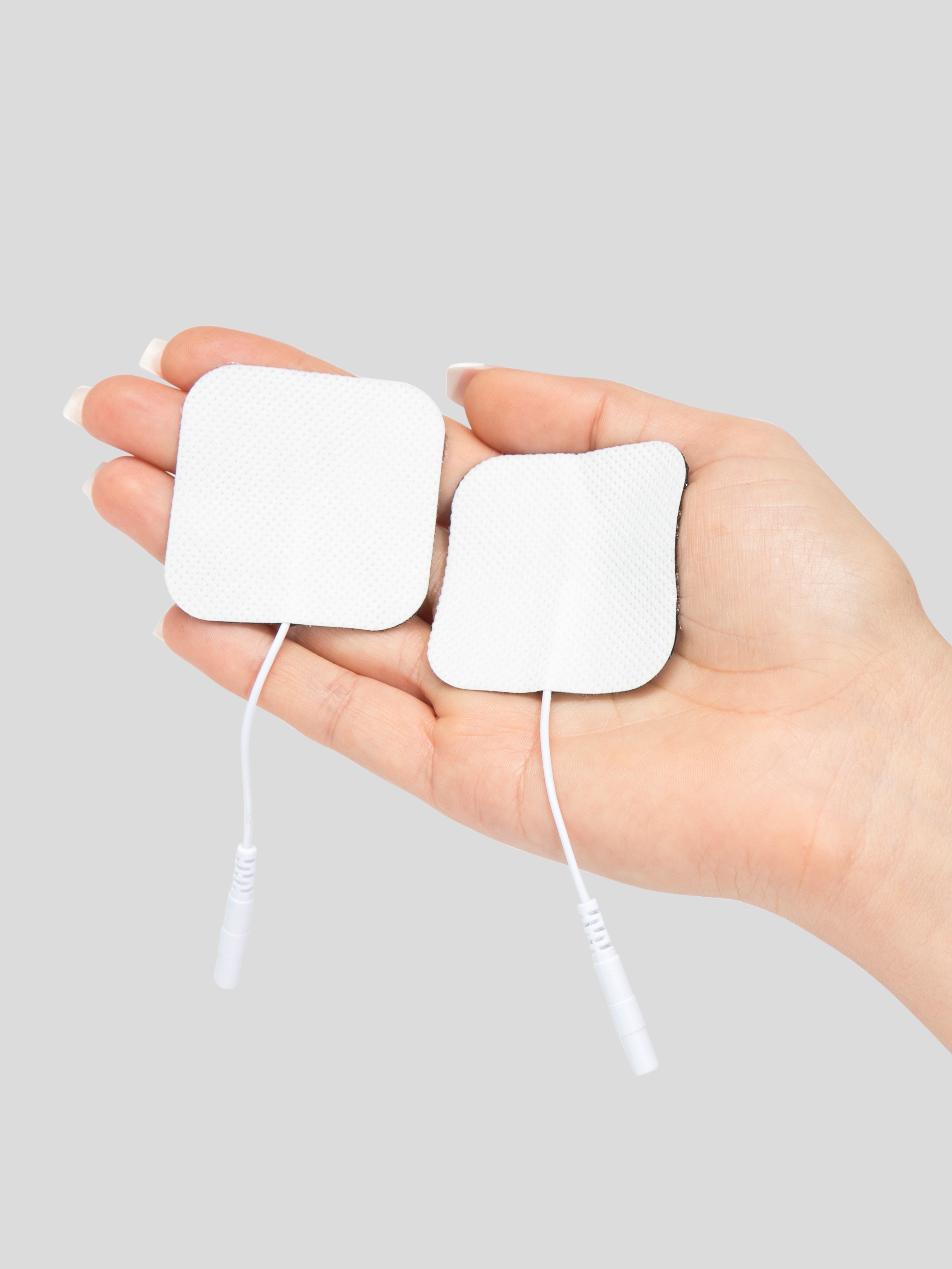 ElectraStim Uni-Polar Square ElectraPads (4 pack), White, hi-res