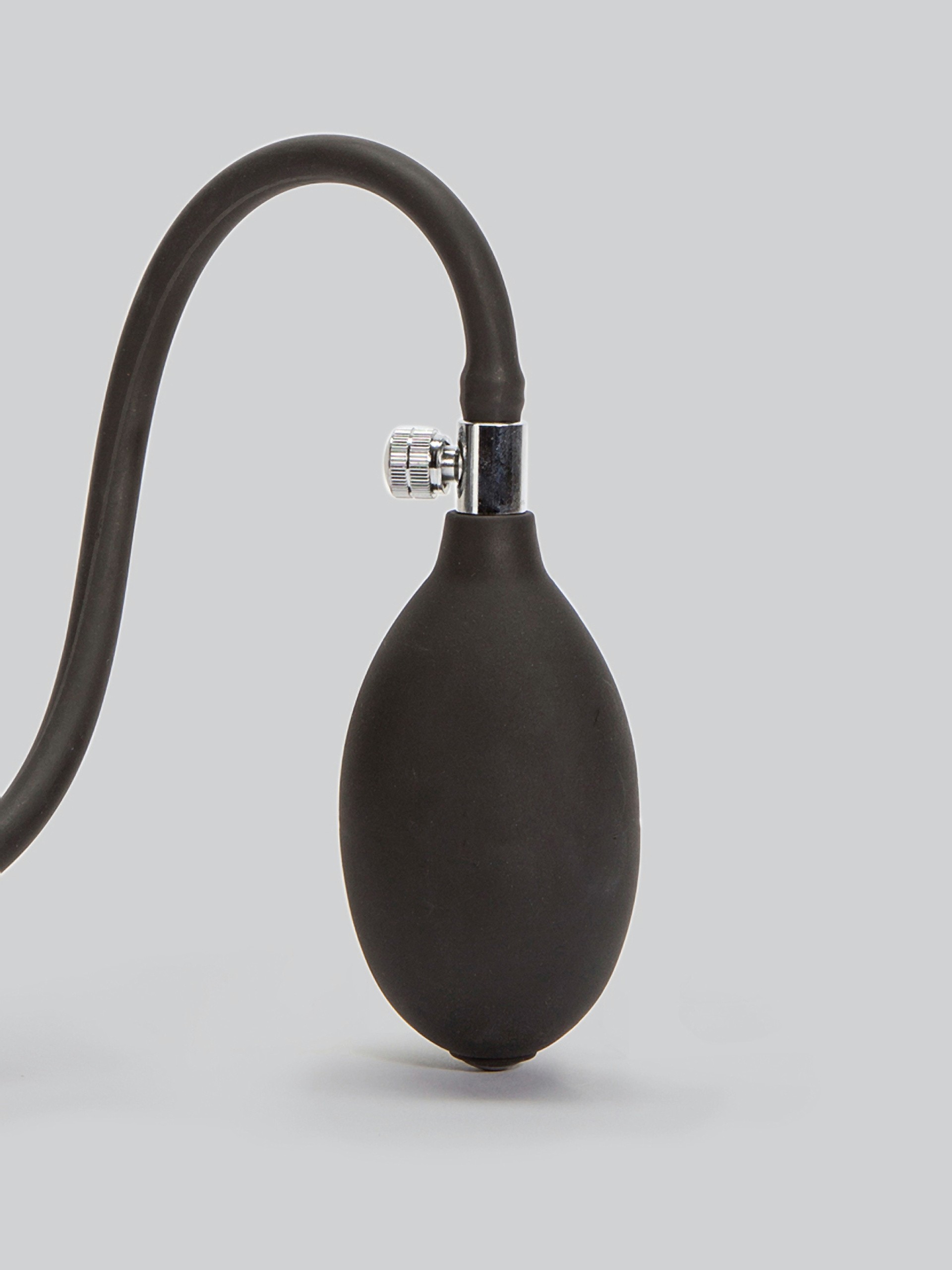 Cock Locker Inflatable Dildo 6 Inch, Black, hi-res