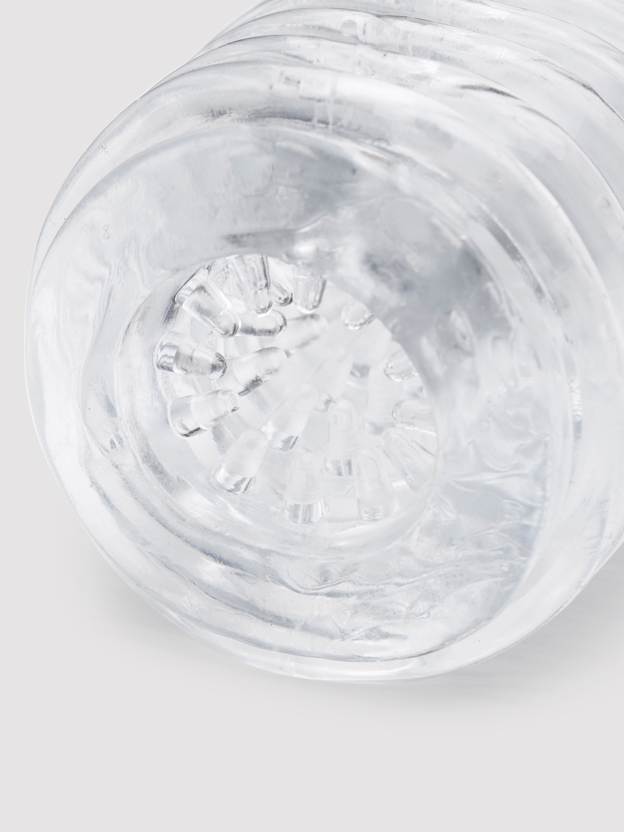 Lovehoney Reversible XL Double Stroker Pleasure Waves, Clear, hi-res