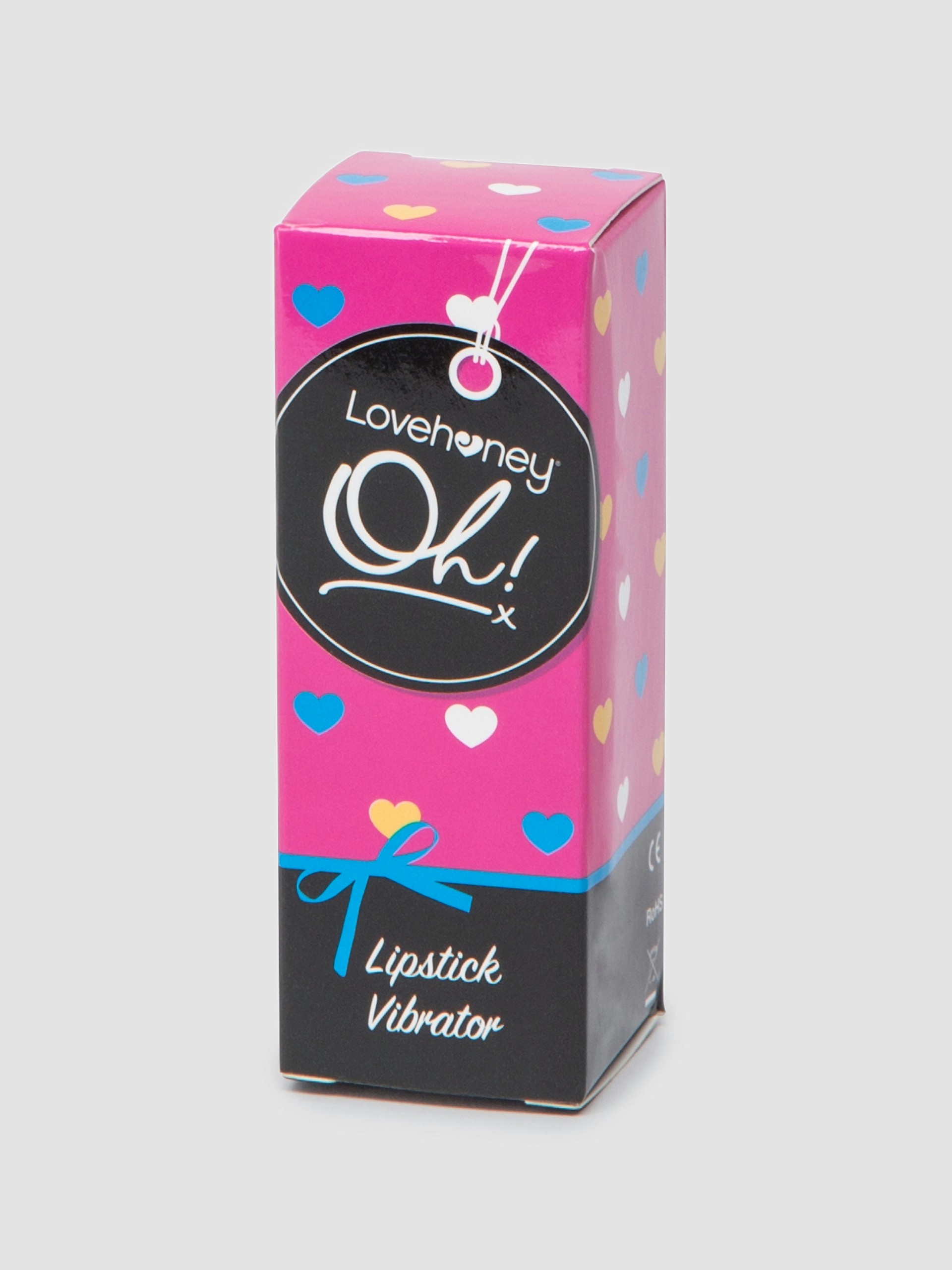 Lovehoney Oh! Kiss Me Lipstick Vibrator, Black, hi-res