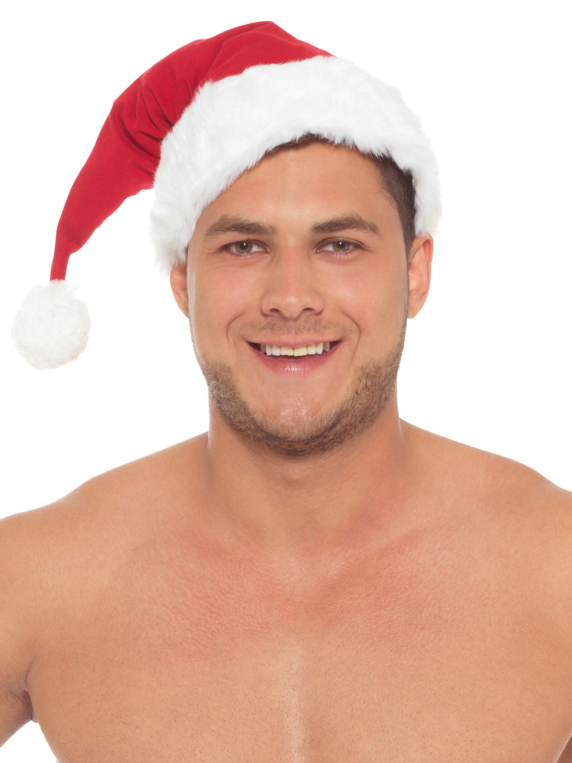 Santa Trunks and Hat Set, Red, hi-res