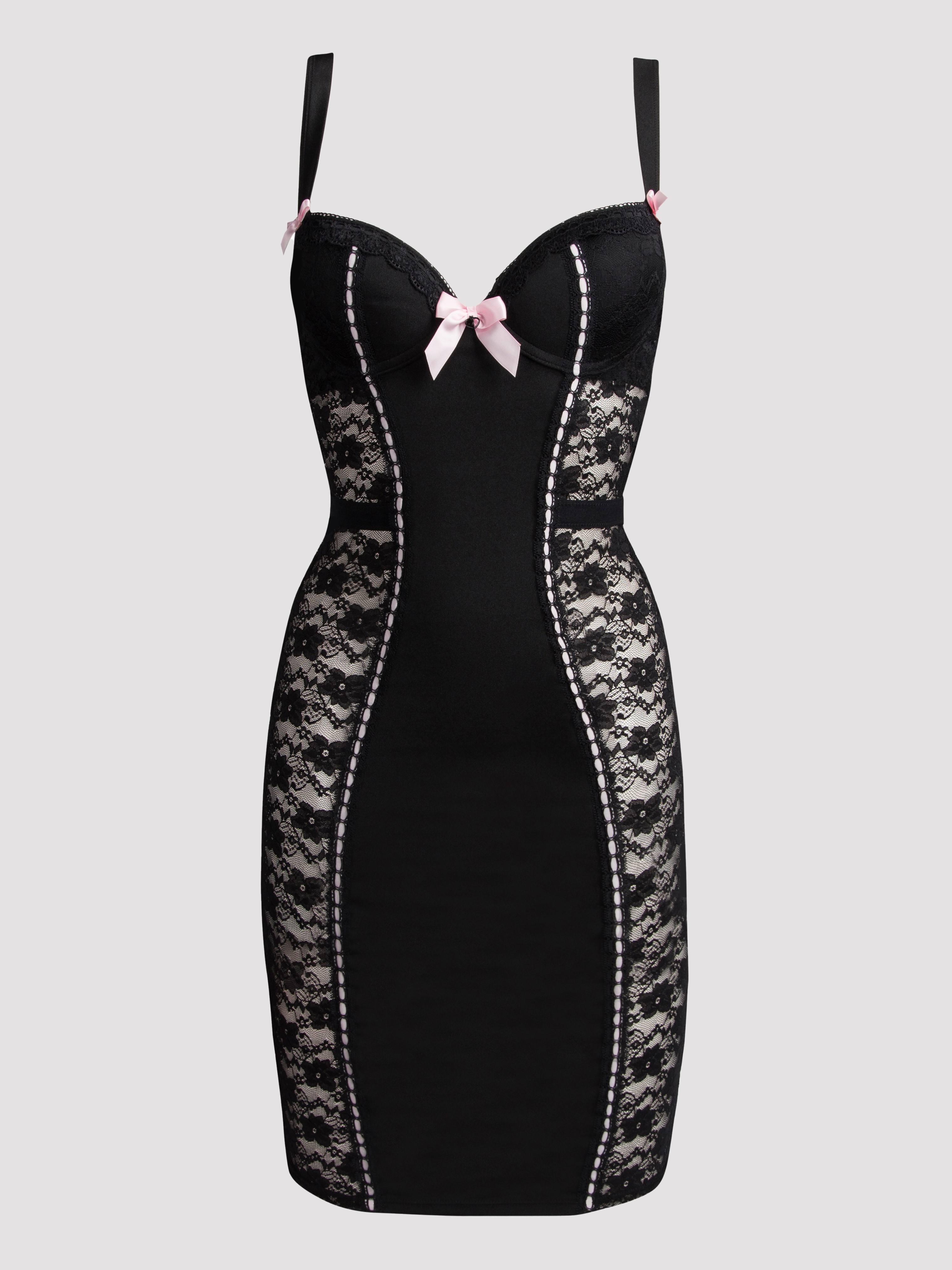 Lovehoney Seduce Me Push-Up Dress, Black, hi-res