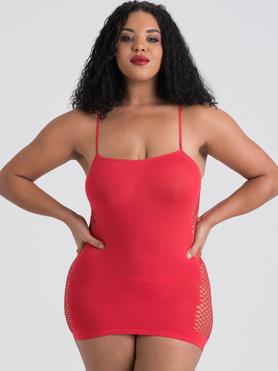 Lovehoney Plus Size Hourglass Red Mini Dress