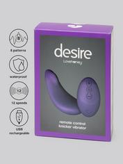 Culotte vibrante de luxe télécommandée rechargeable USB, Desire, Violet, hi-res