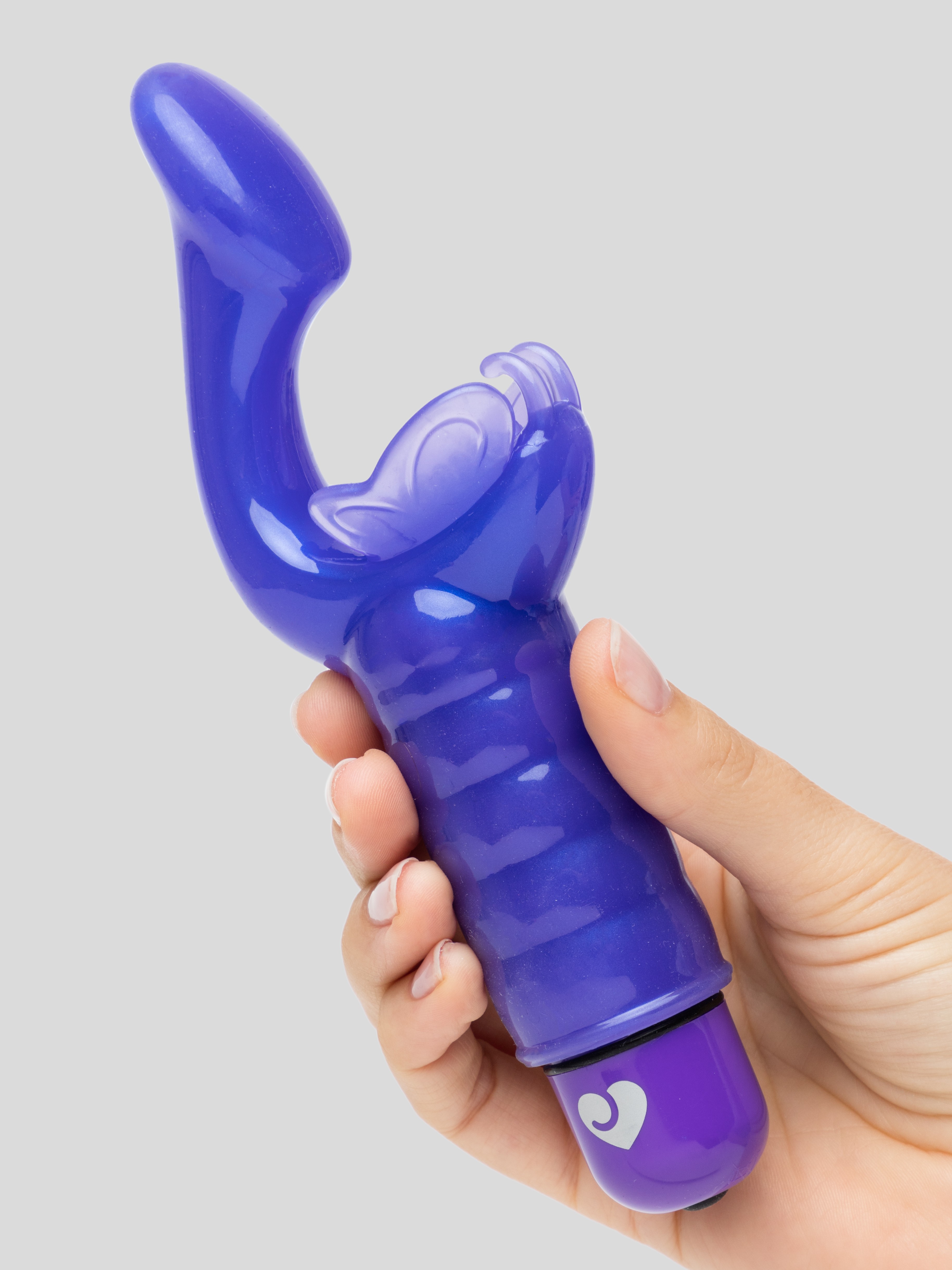 Lovehoney G-Kiss Fluttering Clitoral and G-Spot Vibrator, Purple, hi-res