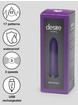 Desire Luxury Rechargeable Bullet Vibrator, Purple, hi-res