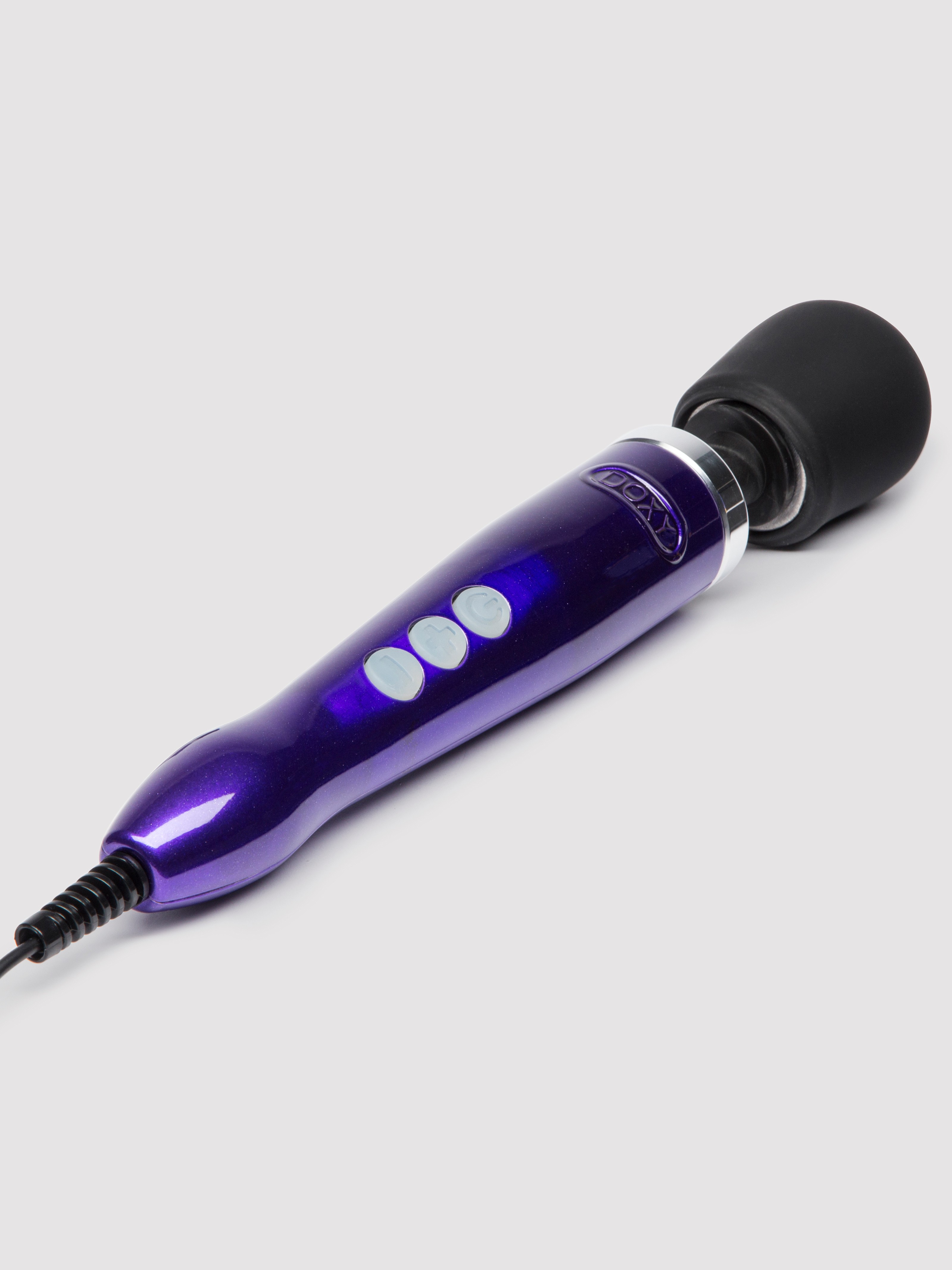 Doxy Extra Powerful Purple Die Cast Doxy Extra Powerful Die Cast Wand Massager, Purple, hi-res