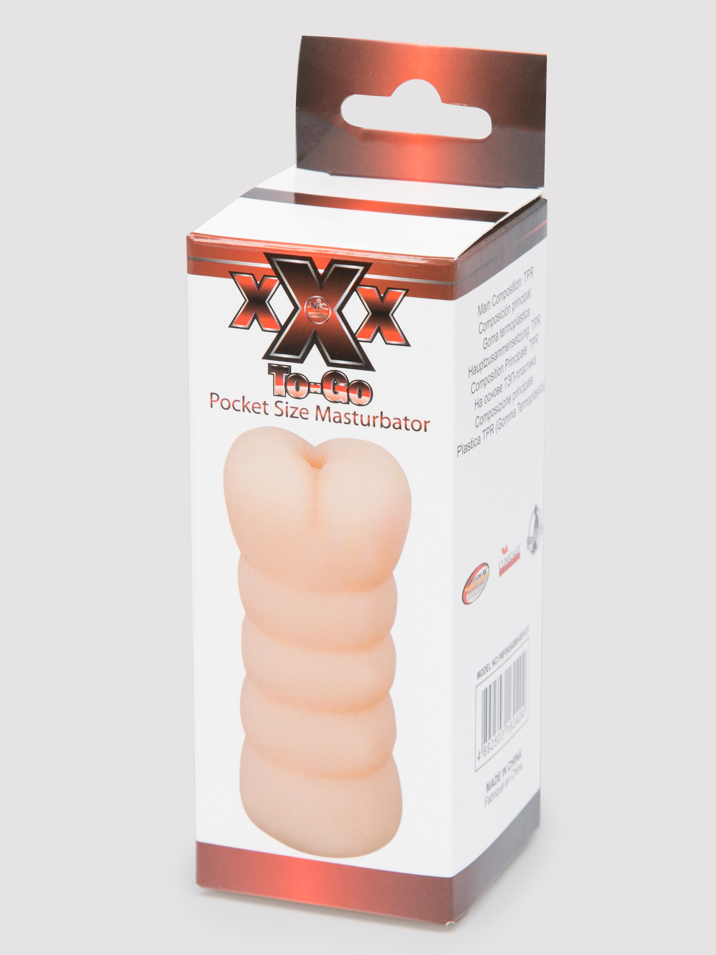 Pocket Size Realistic Ass Male Masturbator, Flesh Pink, hi-res