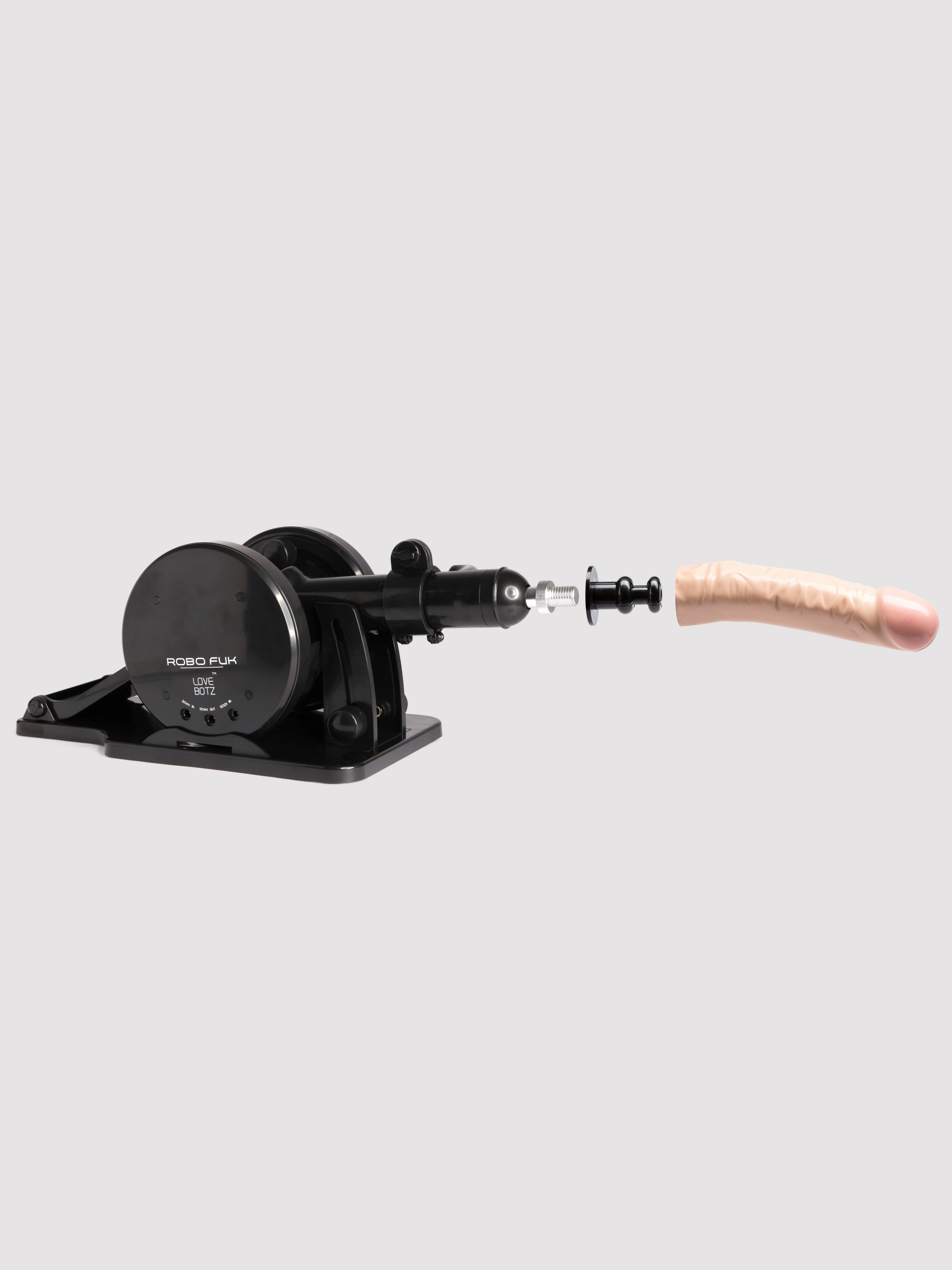 Robo Fuk Sex Machine Dildo Adaptor, Black, hi-res