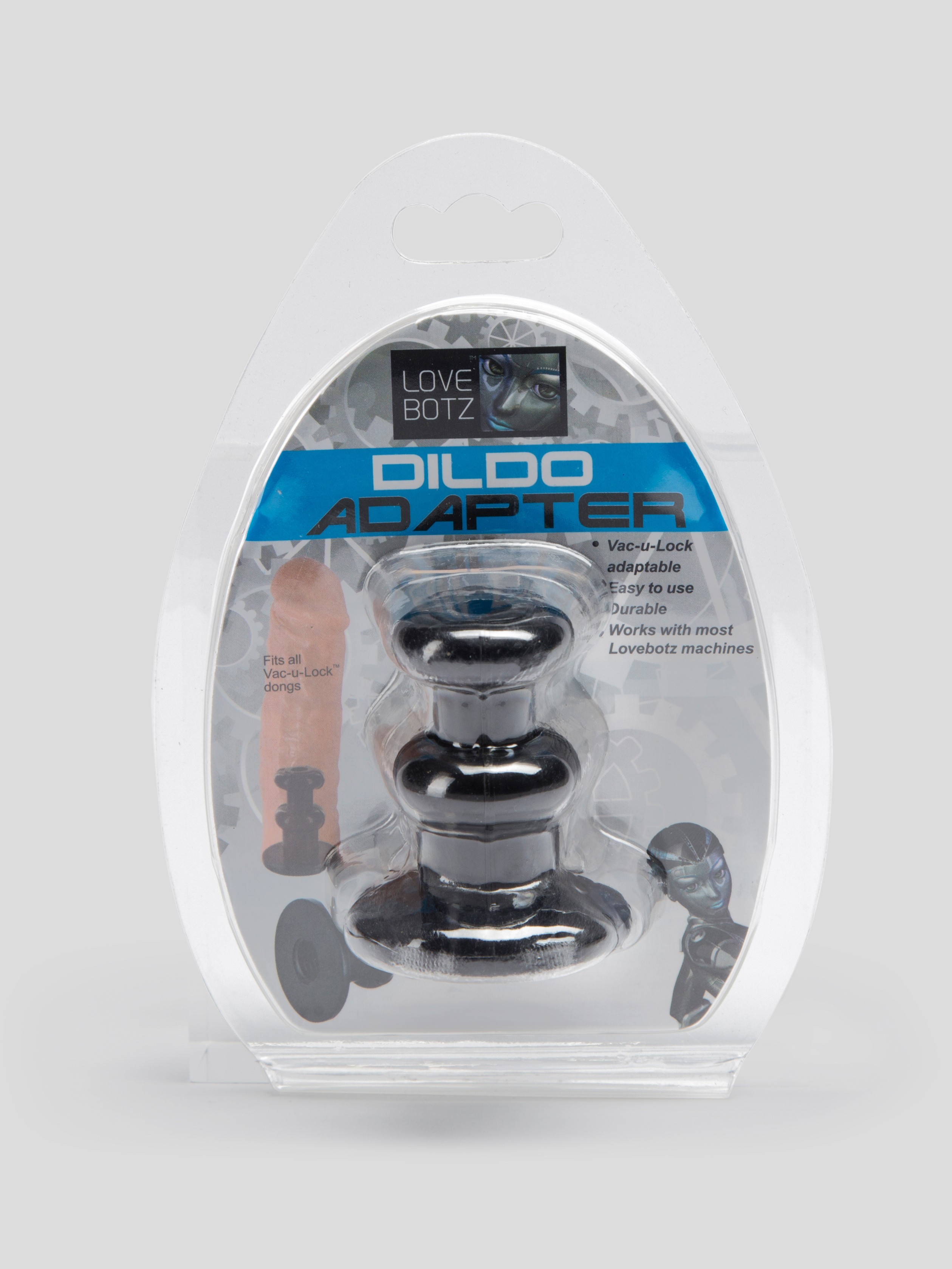 Robo Fuk Sex Machine Dildo Adaptor, Black, hi-res