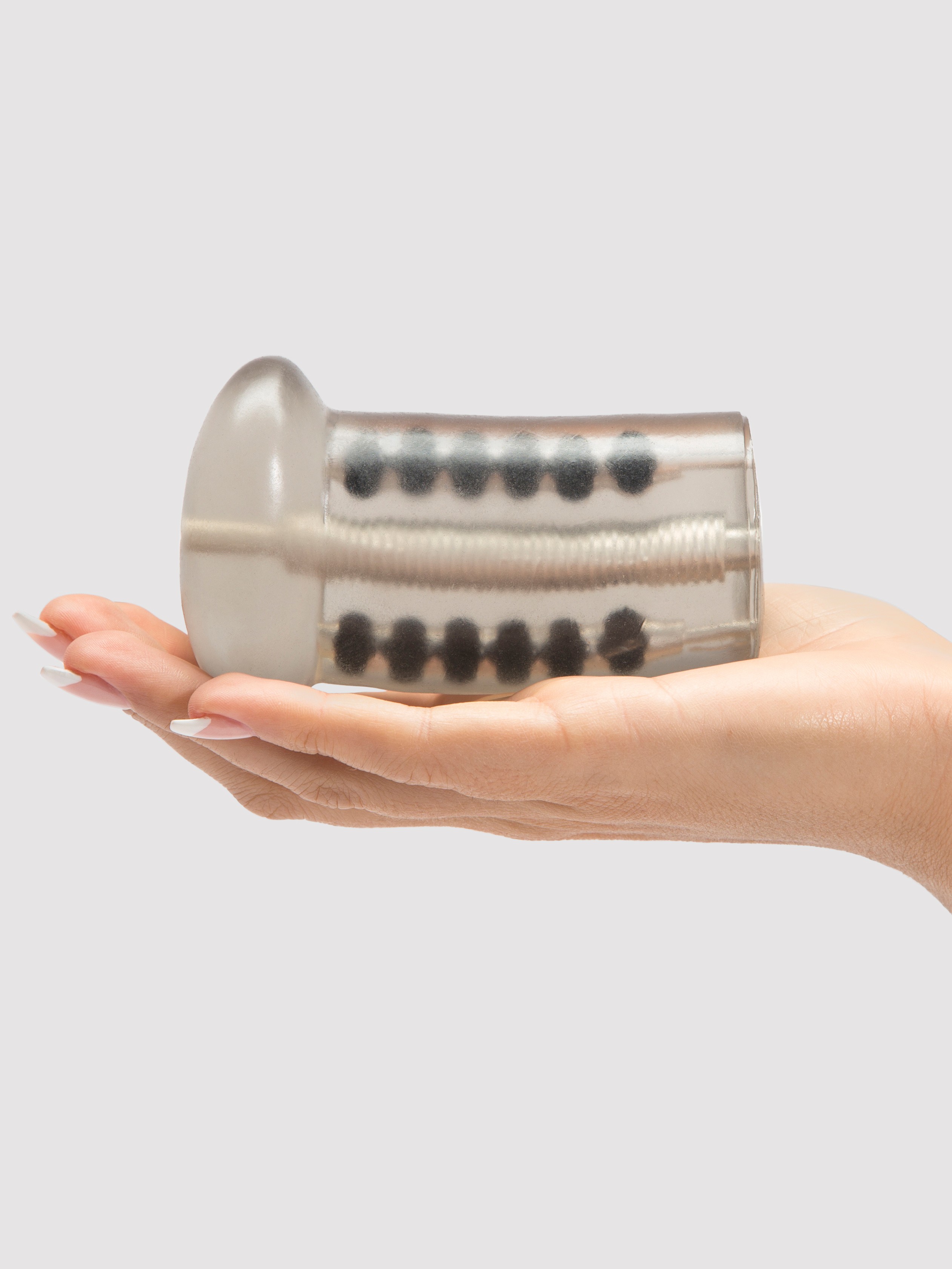 Colt Double Beaded Tight Ass Male Stroker, Clear, hi-res