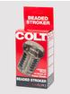 Colt Double Beaded Tight Ass Male Stroker, Clear, hi-res