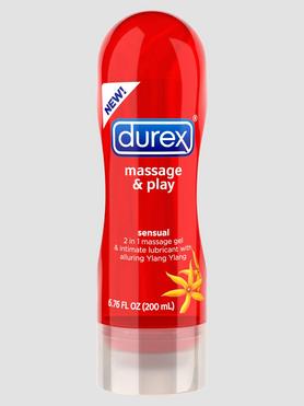 Durex 2-in-1 Massage & Play Sensual Lubricant 6.8 fl. oz
