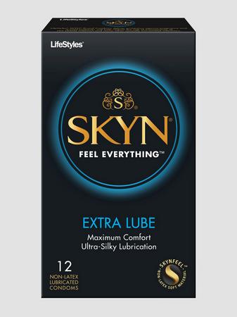 LifeStyles SKYN Extra Lubricated Non Latex Condoms (12 Count)