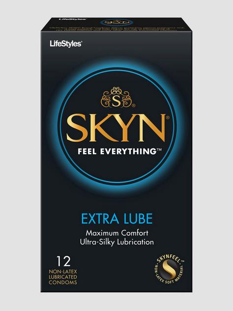 LifeStyles SKYN Extra Lubricated Non Latex Condoms (12 Count), , hi-res