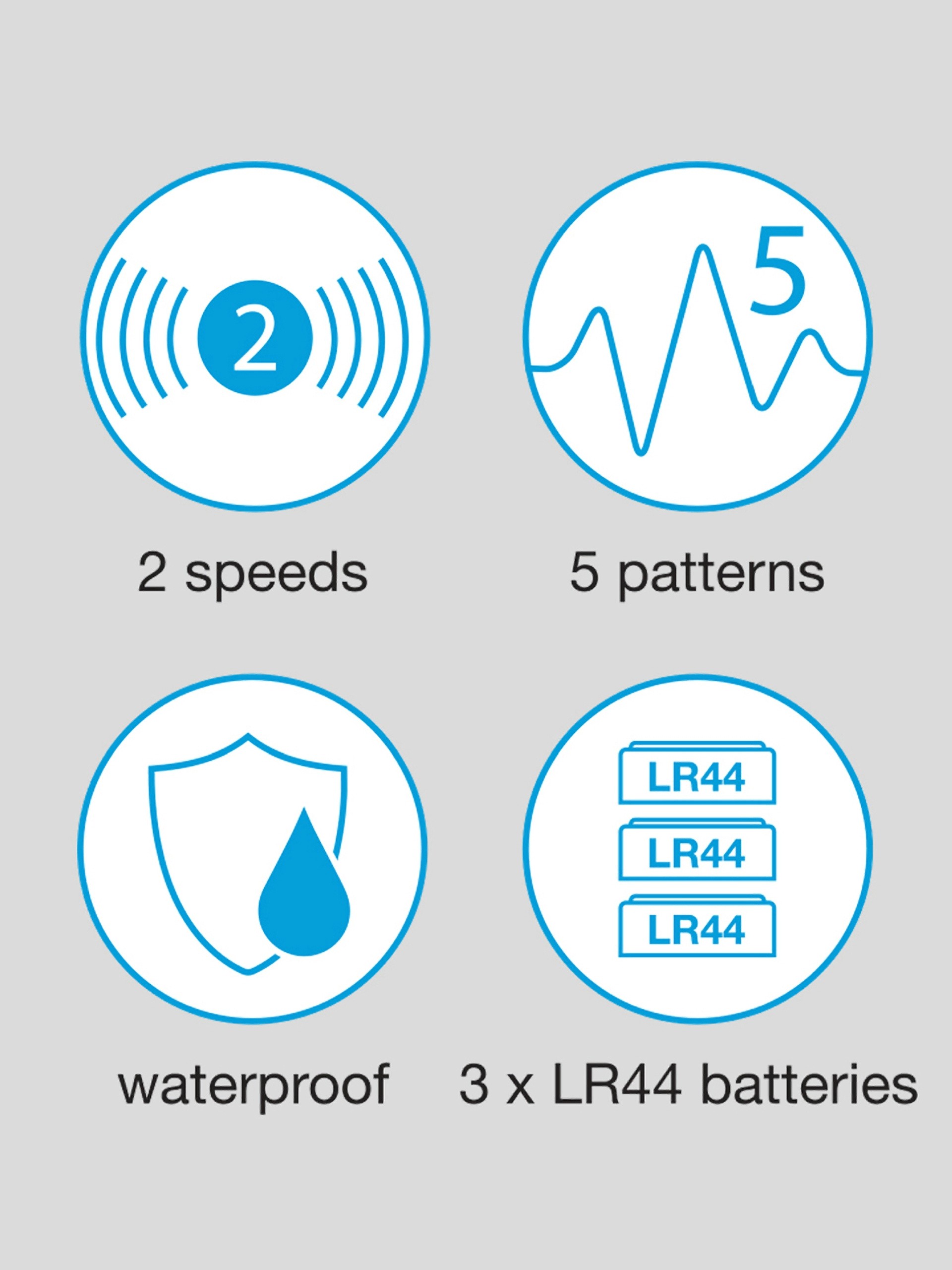 Lovehoney Double Fun Vibrating Rabbit Double Penetration Strap-On, Black, hi-res