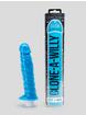 Clone-A-Willy Glow In The Dark Vibrator Moulding Kit Blue, Blue, hi-res