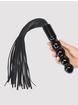 DOMINIX Deluxe Wooden Dildo with Leather Flogger, Black, hi-res