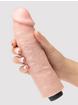 King Cock Vibrating Girthy Realistic Suction Cup Dildo 8.5 Inch, Flesh Pink, hi-res