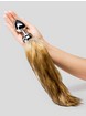 DOMINIX Deluxe Large Stainless Steel Faux Fox Tail Butt Plug 4 Inch, Silver, hi-res