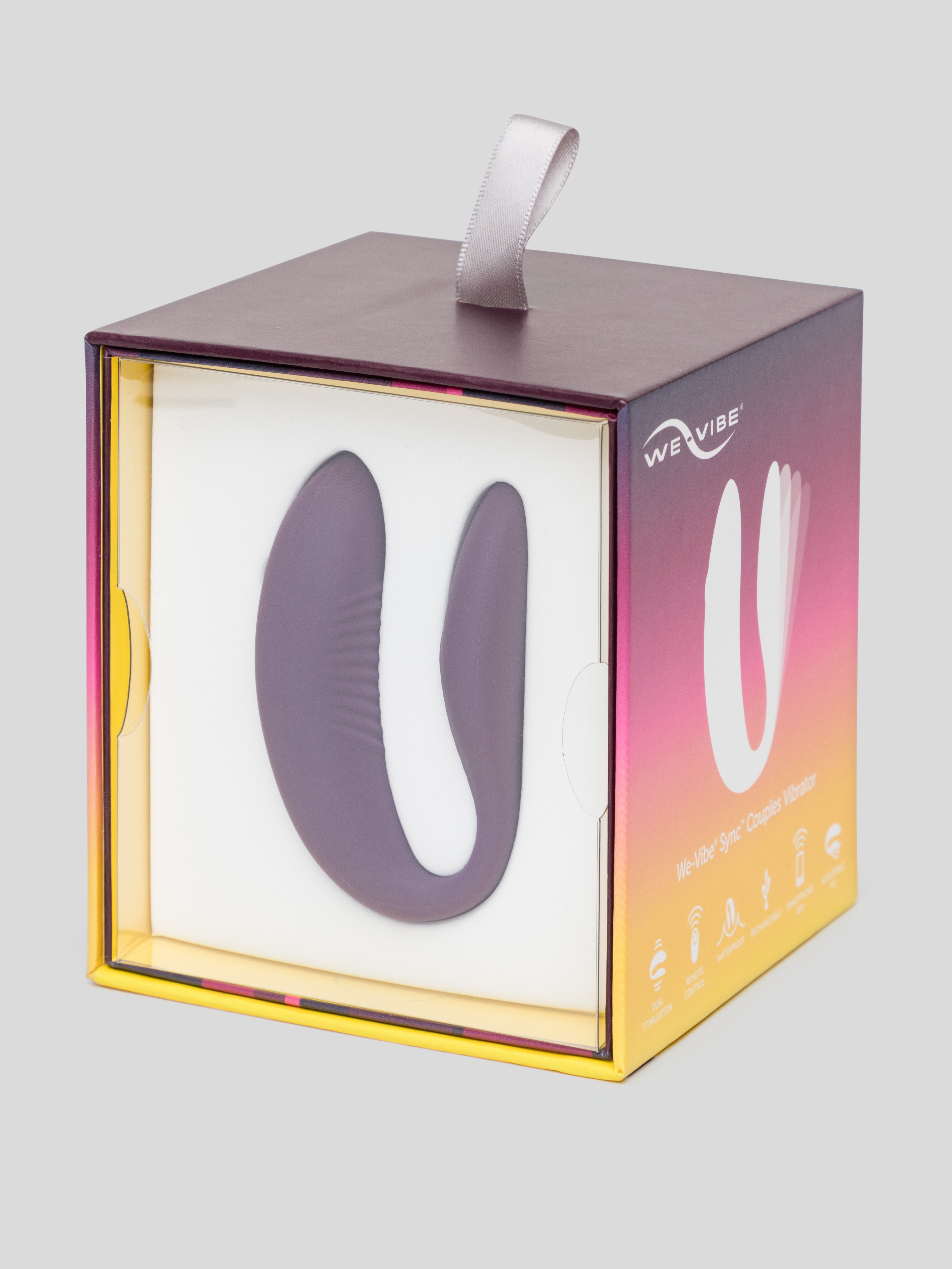 We-Vibe Sync App and Remote Control Couple's Vibrator, Purple, hi-res