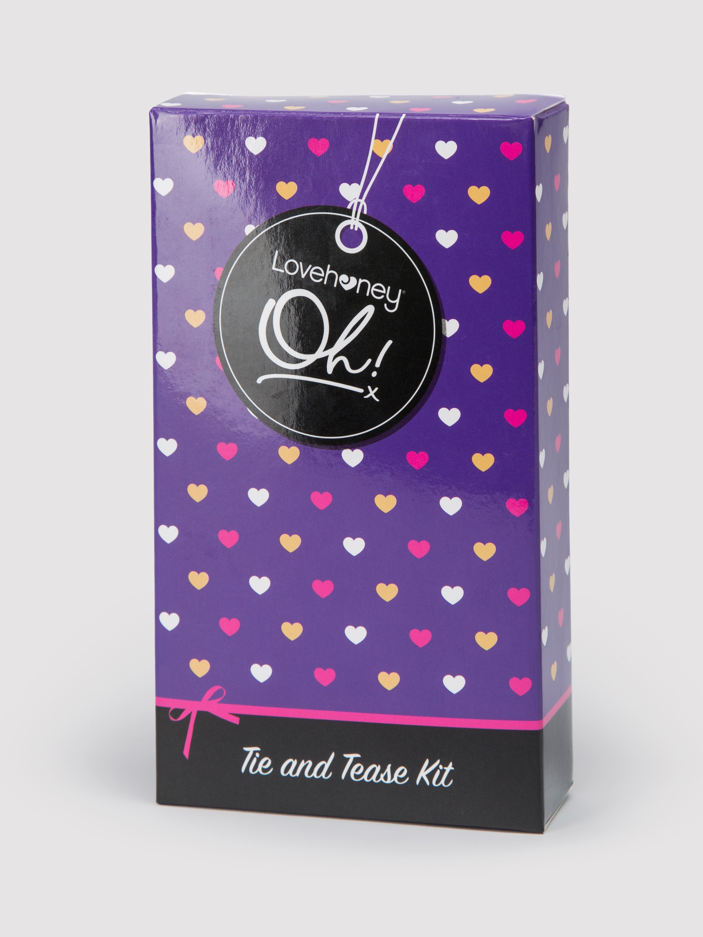 Lovehoney Oh! Get Started Tie & Tease Kit (4 Piece), Black, hi-res