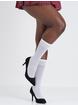 Lovehoney Fantasy White Knee-High Socks, White, hi-res