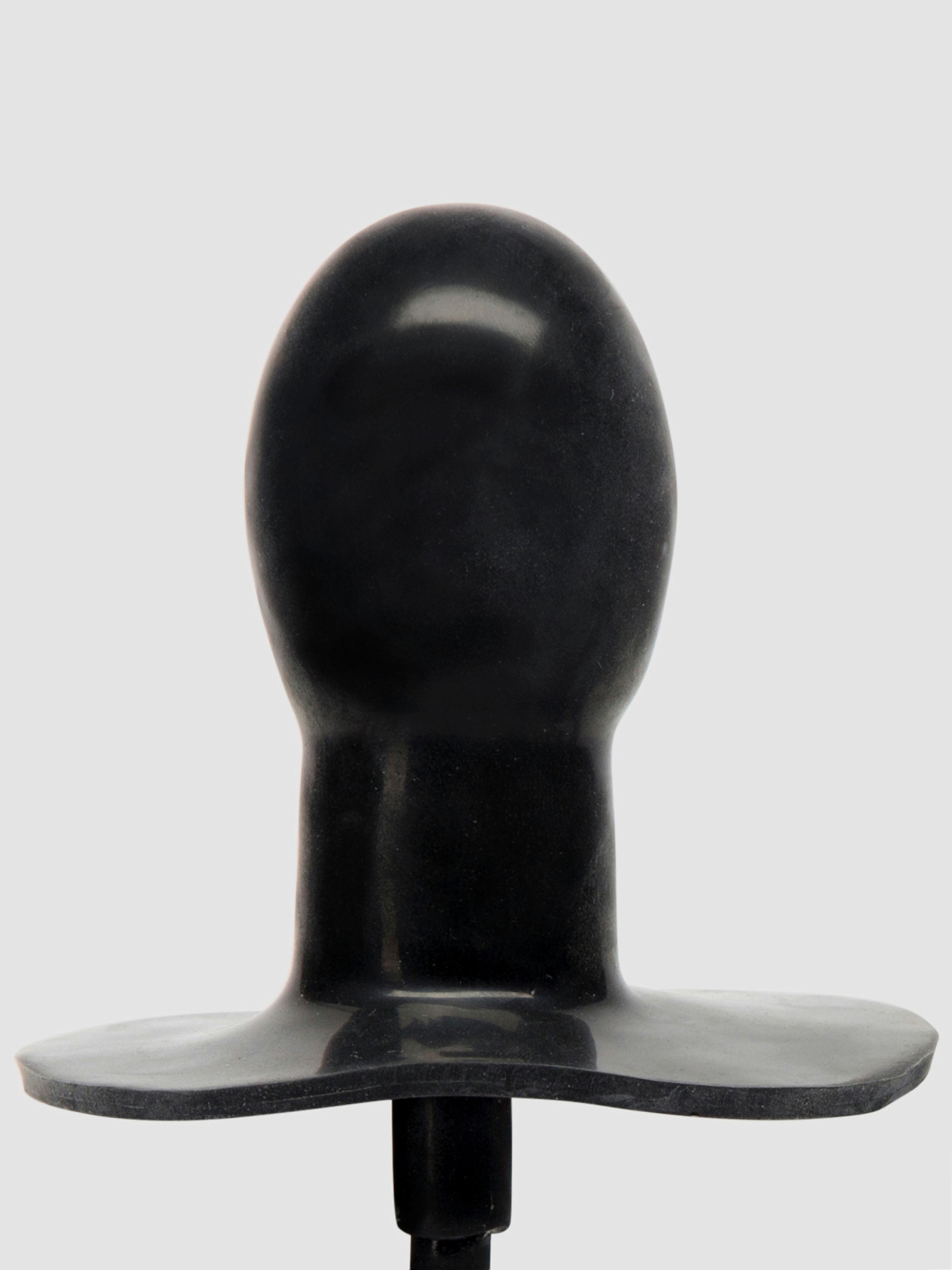 Cock Locker Inflatable Foam Core Ball Butt Plug 6 Inch, Black, hi-res