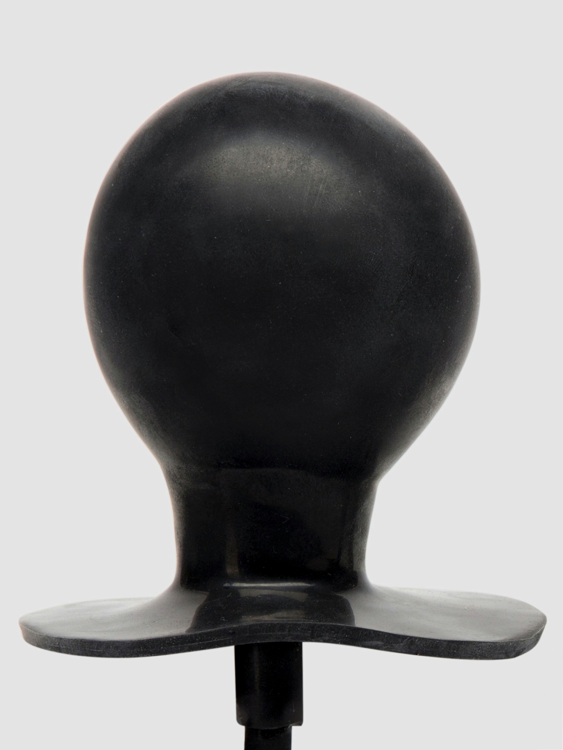 Cock Locker Inflatable Foam Core Ball Butt Plug 6 Inch, Black, hi-res