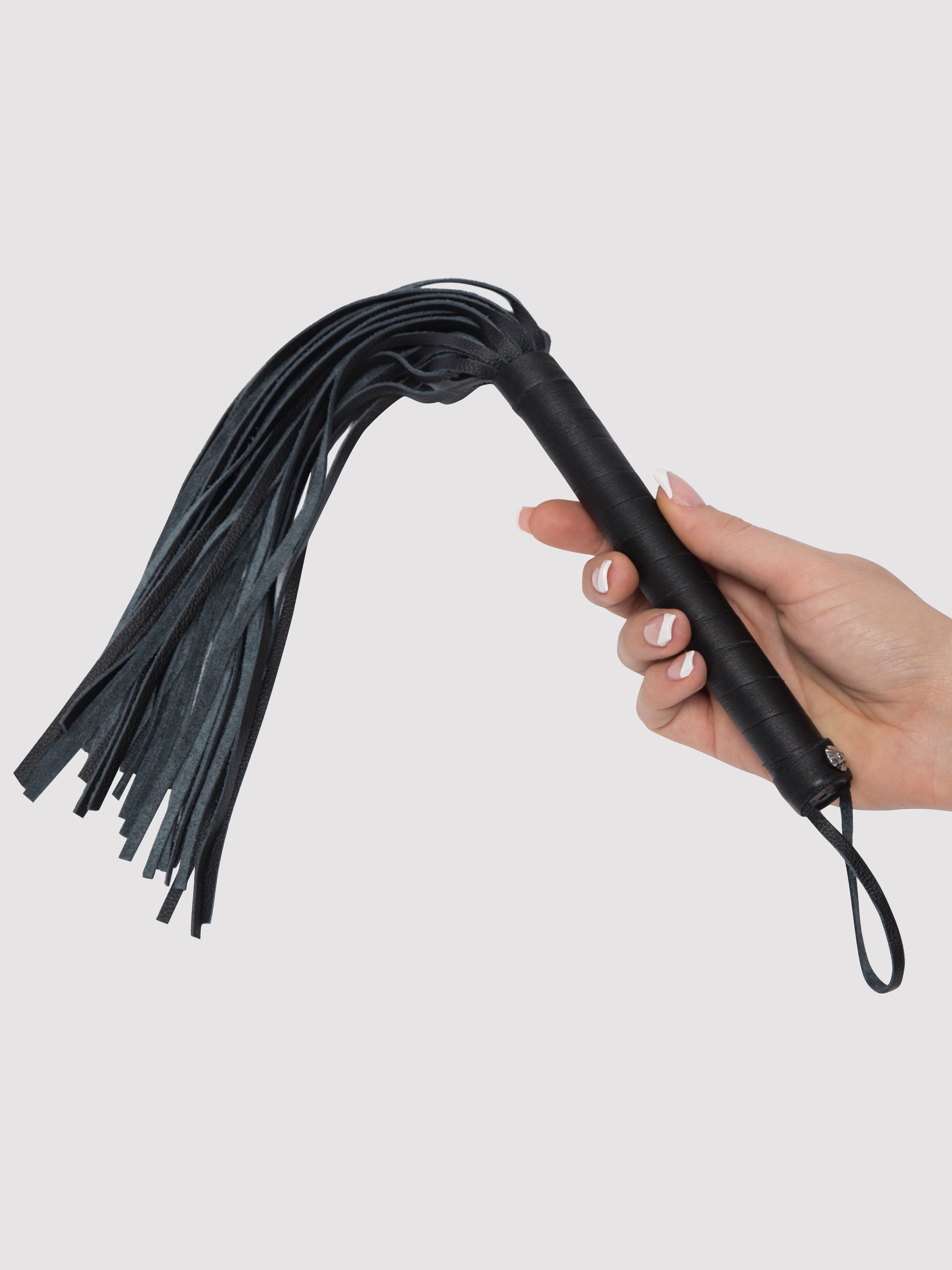 DOMINIX Deluxe Leather Flogger, Black, hi-res