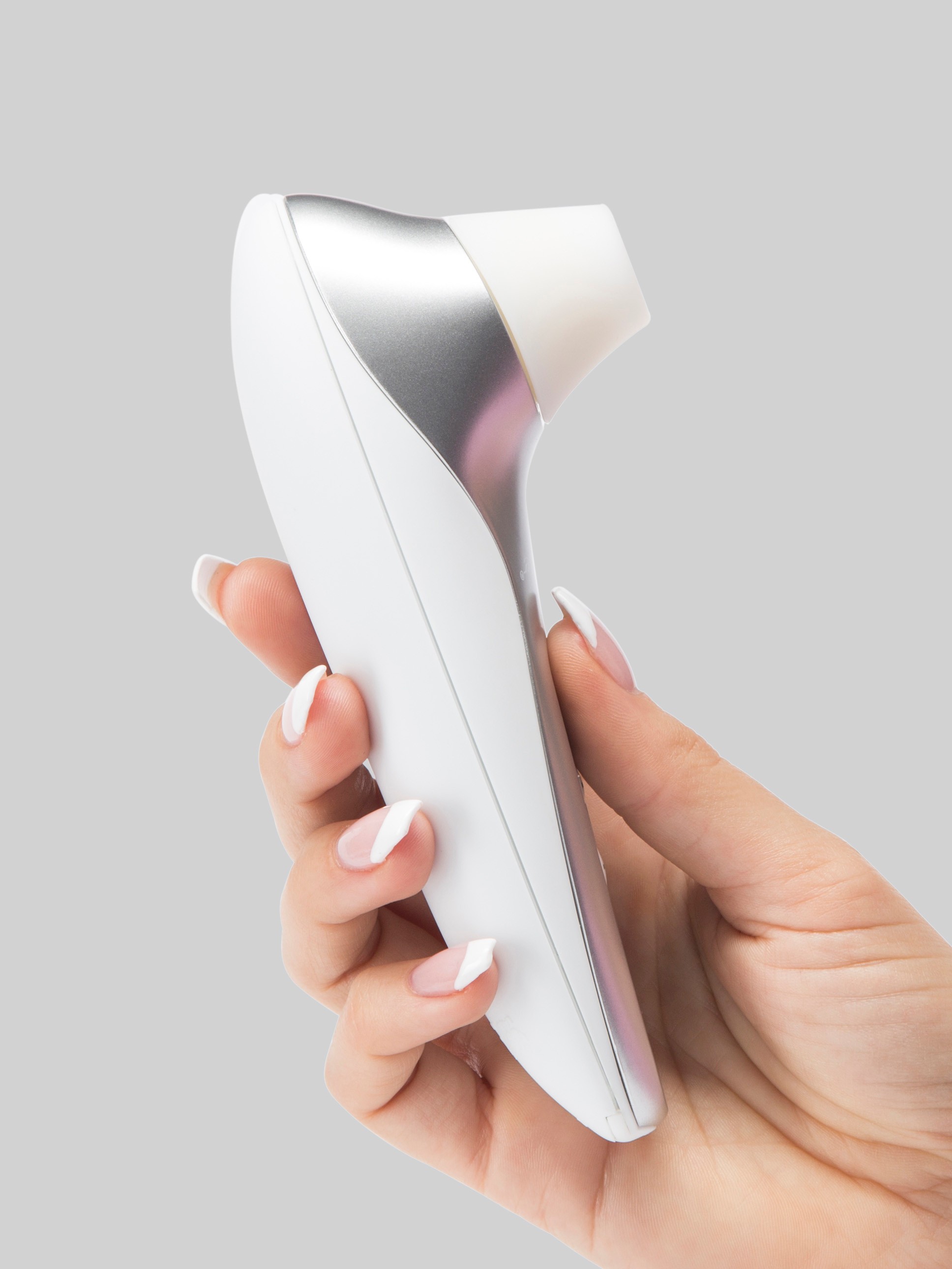 Womanizer Pro40 USB Rechargeable Clitoral Stimulator, White, hi-res
