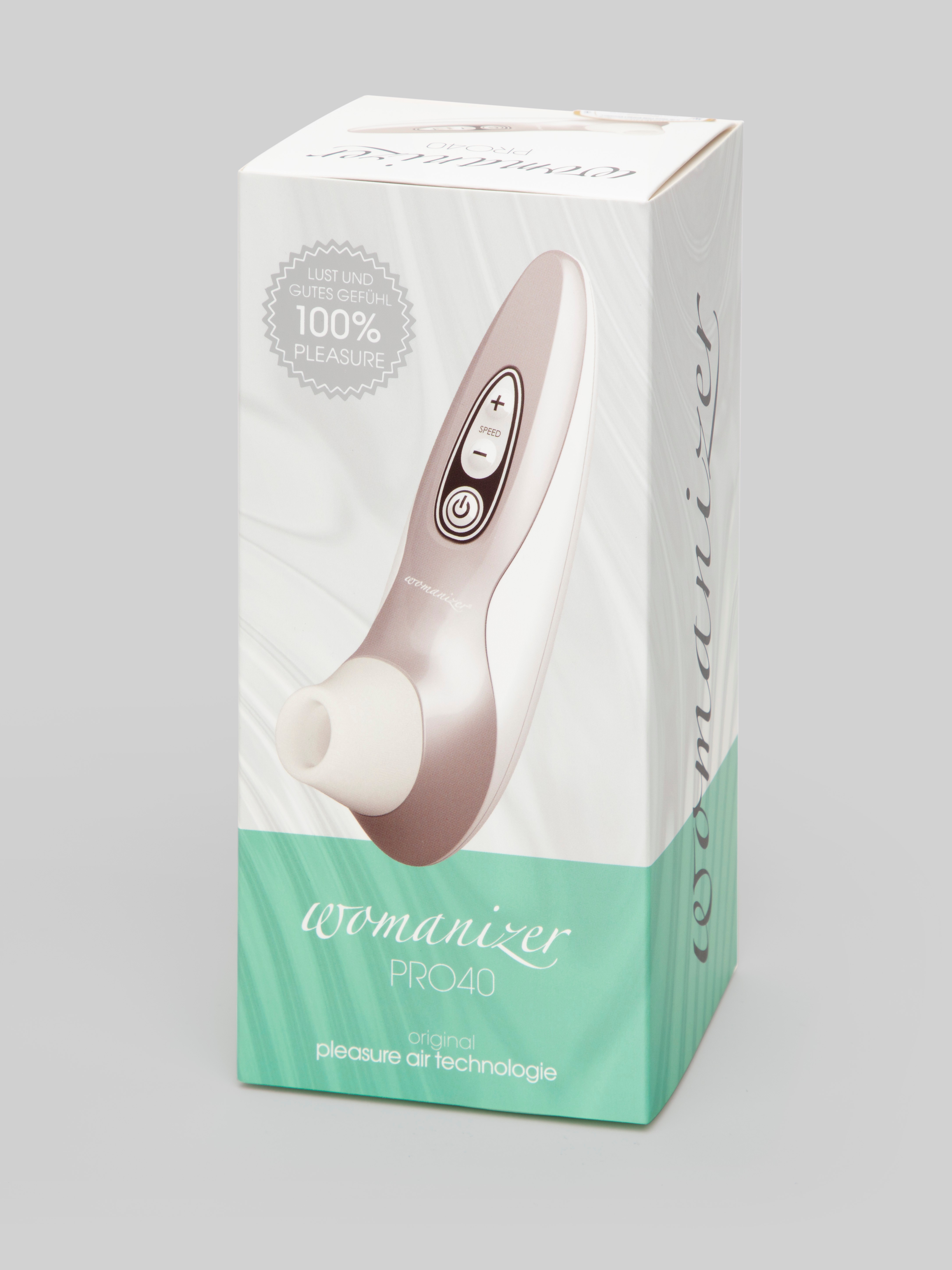 Womanizer Pro40 USB Rechargeable Clitoral Stimulator, White, hi-res