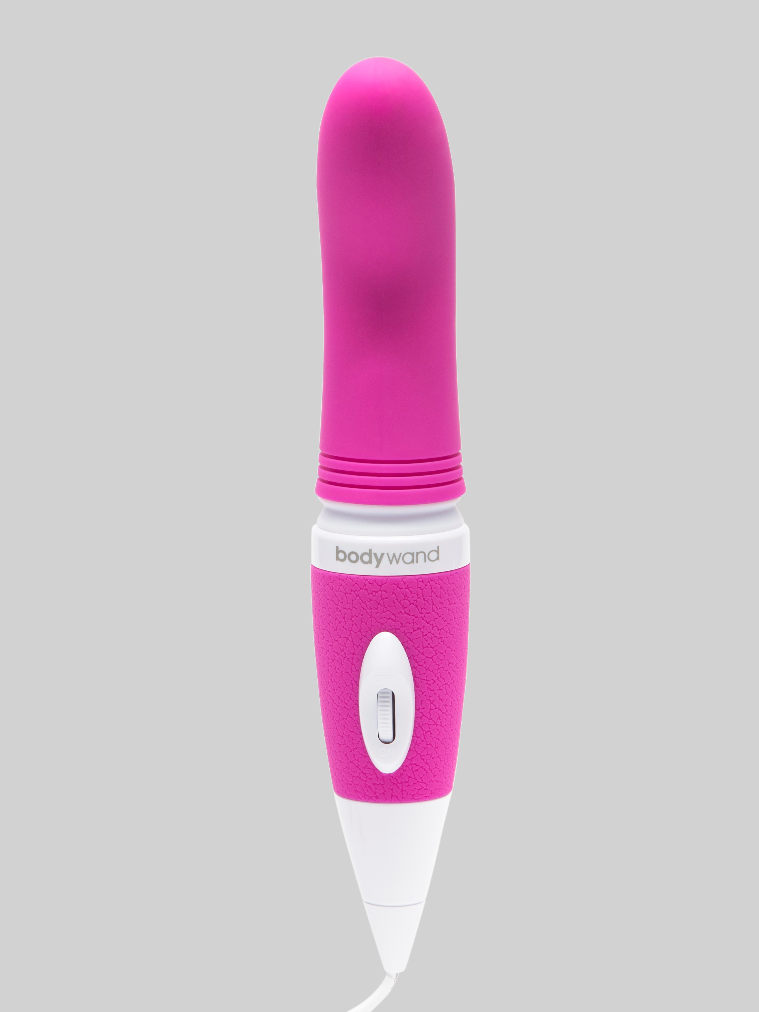 Bodywand Mains Powered WandPLUS Curved Vibrator, Pink, hi-res